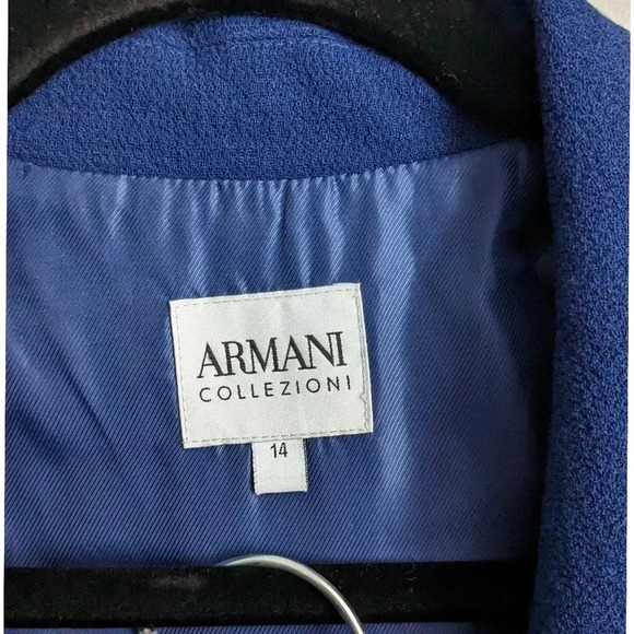 Armani Collezioni Wool Blazer/Skirt Set - Picture 2 of 11